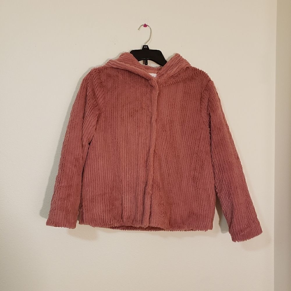 ELODIE FUZZY Hooded jacket Girls Various.